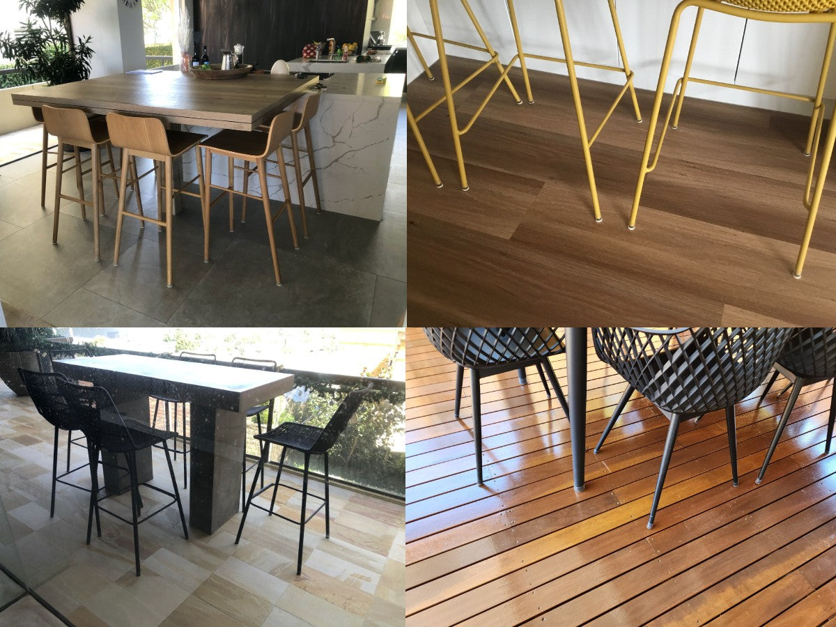 Is there a solution if self adhesive felts keep falling off my small chair legs?