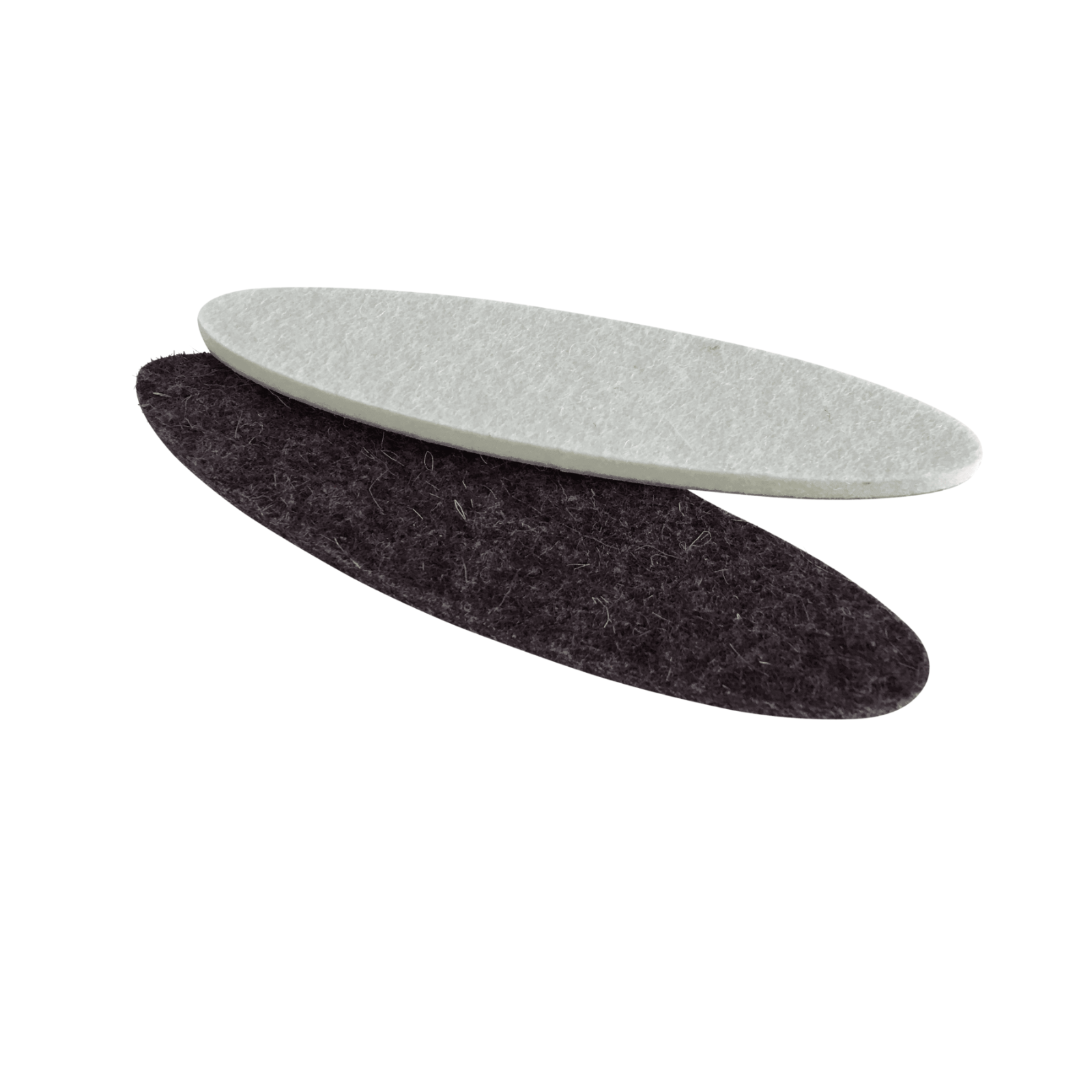 Industrial Strength Adhesive Felt Ovals (130mm x 35mm)