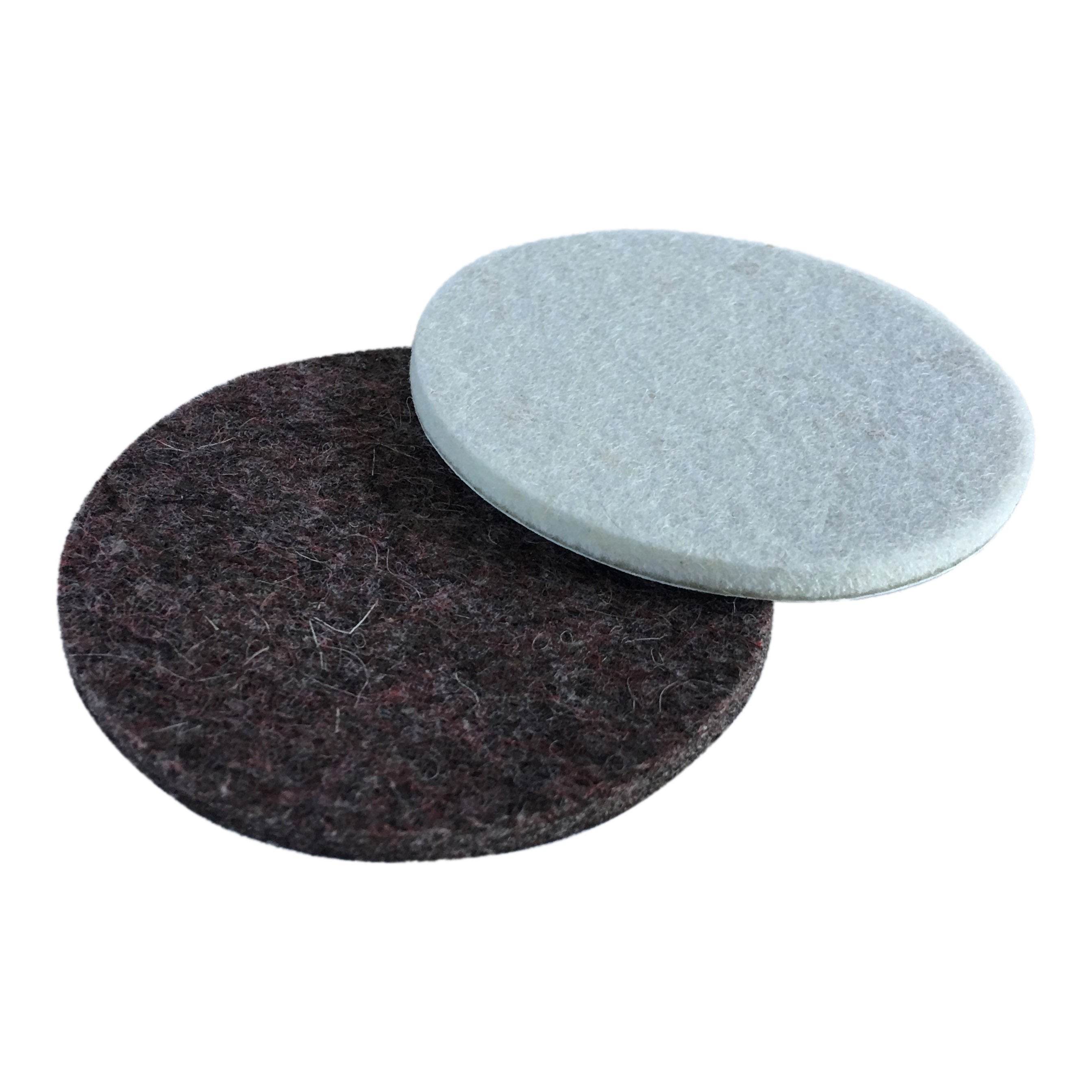 Industrial Strength Adhesive Felt Discs 64mm Self Adhesive Felt by Flexi-Felt Australia