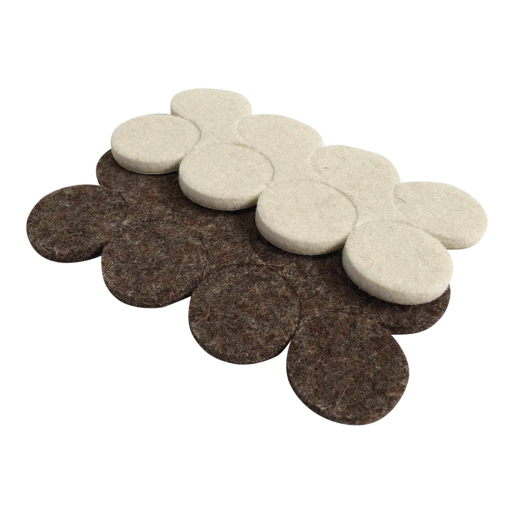 Industrial Strength Adhesive Felt Discs 25mm