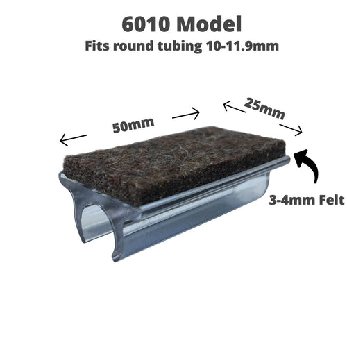 Premium Sled Chair Floor Protectors Sled Chair Glides with Wool Felt